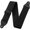 A#-mystery Black, variant on CAILDANL Guitar Strap,2.3" Thickened Grain Leather Ends Solid Color Cotton Guitar Straps for Bass,Electric&Acoustic,Come with Gasket and Headstock Rope(Mysterious Black)