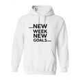 thumbnail image 1 of New Week New Goals  Hoodie Women -Image by Shutterstock, Female x-Large, 1 of 4