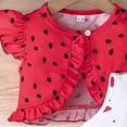 thumbnail image 4 of Nouvelle Tenue d'Été pour Bébé Filles Veste Cœur & Robe Florale Ensemble Décontracté Deux Pièces, 4 of 6