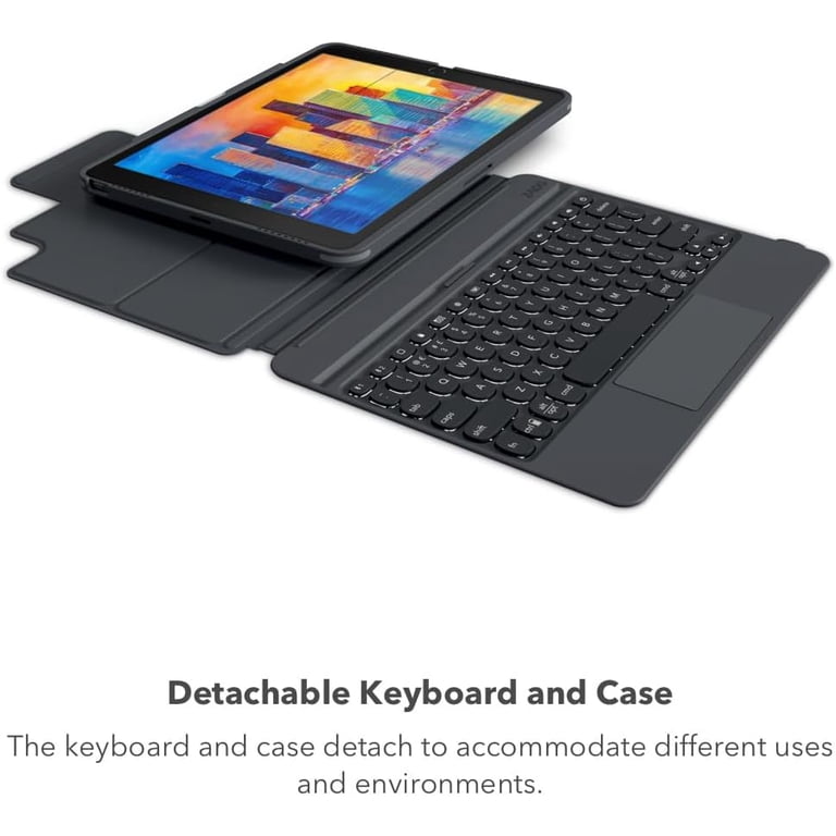 Wireless Keyboard with Trackpad and Detachable Case for iPad photo 5