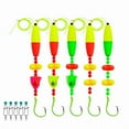 thumbnail image 1 of Catfish Float Rigs - Fishing Tackle with Rattler, 5pcs Rigs for Catfish Fishing, 6/0 Circle Hooks, 1 of 6