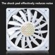 thumbnail image 3 of Ventilador De Refrigeración Para PC De 120 Mm, Reducción De Ruido De 500-1800 RPM, Rodamiento De Presión Dinámica MFDB, Fácil Instalación, Con Almohadillas De Silicona, 3 of 7