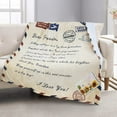thumbnail image 2 of Gifts for Grandma from Grandson or Granddaughter - Soft Flannel Hug Grandmother Throw Blanket Thanksgiving, Christmas, Nana Birthday Gifts, 2 of 6