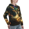 thumbnail image 6 of Uemuo Magical Tarot Reading Pattern Women's Hoodie with Eye-catching Drawstrings- Casual Pullover Hoodie with Kangaroo Pocket, Stylish Hooded Sweatshirt-Small, 6 of 7