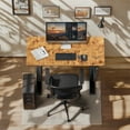 thumbnail image 4 of CHITOOMA Electric Standing Desk with Storage Bag, 48" x 24" Adjustable Height Sit to Stand Desk with 4 Memory Pre-Set, Headphone Hook for Home Office, Rustic Brown, 4 of 8