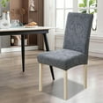 thumbnail image 6 of Chair Cover,High Stretch Armless Chair Covers for Living Room Luxury Thick Textured Chair Slipcovers Modern Furniture Protector with Elastic Bottom, Machine Washable, 6 of 6
