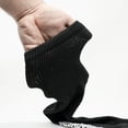 thumbnail image 2 of 6 Pairs Non-Binding Loose 3XL Crew Sock Non-Slip Socks for Men & Women (Black 13-15), 2 of 4