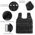 thumbnail image 3 of Max Loading 15kg/35kg Adjustable Weighted Vest Weight Jacket Exercise Weight Loading Cloth Strength Training (Empty), 3 of 8