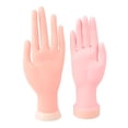 thumbnail image 1 of FENGGUIQU 2Pcs Reusable Manicure Practice Hand Model Beige Life Size for Nail Art Beginners, 1 of 7