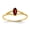 Yellow, variant on 10k Yellow Gold Polished Marquise-cut Marquise-cut Genuine Garnet Birthstone Ring for Women Size- 7