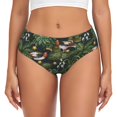 thumbnail image 1 of Balery Mallard Ducks And Water Ropa Interior de Algodón para Mujer con Dibujo – Braguitas Cómodas y Elásticas, Estilo Clásico-4X-Large, 1 of 6