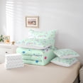 thumbnail image 6 of Erosebridal Unicorn Gifts 7-Piece Twin Bedding Sets For Unicorn Lover,Cute Rainbow Stars Print Bedding Comforter Set For Kids Girls,Reversible, 6 of 7