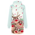 thumbnail image 4 of Vestido de sudadera con bolsillo y estampado navideño de manga larga con capucha para mujer Pompotops hdfakjf9353, 4 of 4