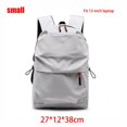 thumbnail image 1 of Multifunctional Computer Waterproof Backpack Men Luxury Student School Bags Casual Pleated Backpacks 15.6 Inches Laptop Bag Pack Small gray, 1 of 6