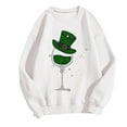 thumbnail image 5 of EHQJNJ Sweatshirts à Col Rond pour Femmes Motif Mignon Surdimensionné Sweatshirts à Col Rond Manches Longues Décontracté Haut Mignon Manches Longues Mode Ample Sweatshirts Graphiques pour Femmes, 5 of 5
