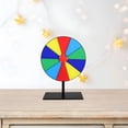 thumbnail image 2 of EXLEAF 2026 New Tabletop Spinning Prize Wheel Dry Erase Spinner with Stand for Fortune Spinning Game in Party Pub Trade Show Carnival Prizes for Party,Trade Show,Carnival,Pub,Home Games, 2 of 7