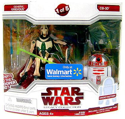 Star Wars CB-3D Droid Factory Figure,Legacy,2009,Walmart,LOOSE