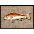 thumbnail image 1 of Carolines Treasures 8736MAT Tapis Poisson Rouge Intérieur Ou Extérieur - 18 x 27 Po., 1 of 1