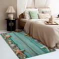 thumbnail image 3 of Shell Area Rugs for Bedroom Living Room - 4x5 ft - Starfish Carpet for Home Decor - Ocean Patterned Decorative Indoor Large Rug - Washable & Soft & Non Slip & Low Pile (ZF&7473), 3 of 7