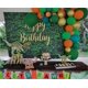 thumbnail image 2 of Green Leaves Birthday Backdrop Grass Wall Safari Birthday Party Decorations Banner Photo Booth Backdrops Hedge Birthday Photography Background (7'x5'), 2 of 4