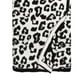thumbnail image 2 of Manta de tiro súper suave Yotijar franela ligera 51x71in negro, 2 of 4
