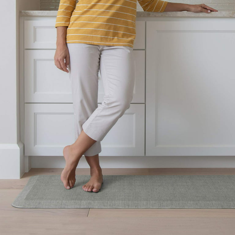 GelPro NewLife Designer Comfort Kitchen Floor Mat 20x48 Tweed Grey