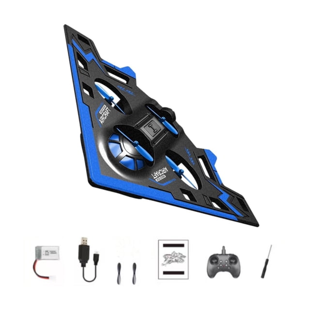 Avión Teledirigido de Espuma, Juguete Decorativo de Simulación , Avión RC para Niños, para Jardín, Hogar, Sala de Estar, Regalo para Mayores de Azul