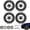 A, variant on 4PCS 3D Tire Lettering Stickers, Waterproof Universal Wheel Decals for Car, Truck, SUV & Motorcycle, Raised Rubber Sidewall Letter Stickers, DIY Rim Exterior Decoration