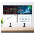 thumbnail image 6 of H180 22"-32"Double Monitor Desk Holder Arm Gas Spring Full Motion LCD TV Mount 2-12kg Ergonomica Dual Arm Clamp Bracket ,Easy to Setup, 6 of 7