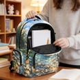 thumbnail image 5 of FKELYI Cartoon Otter Print Kids Backpack for Boys Girls 17 Inch School Backpacks with Multi-Pockets Spacious Bookbag Lightweight Casual Daypack for Elementary Student, 5 of 7