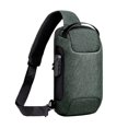 thumbnail image 2 of Mochila de Hombro Zulema Bolso Multipropósito Bloqueo de Pecho para Hombres Verde, 2 of 8