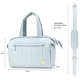 thumbnail image 3 of Sunyuer Diaper Bag Tote, Quilted Mommy Bag Function Large Capacity Maternity Bag with Shoulder Strap Wet Pocket, 3 of 7