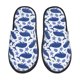 thumbnail image 1 of Fotbe Whale Pantuflas Peludas para Mujer con Estampado, Zapatillas de Peluche, Zapatos de Invierno para Casa, Uso Interior y Exterior-Medium, 1 of 8