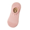 thumbnail image 1 of Calcetines invisibles de algodón con diseño de rayas verticales, cómodos y transpirables, ideales para uso diario. Disponibles en varios colores, incluyendo rosa claro. Incluye un par., 1 of 7