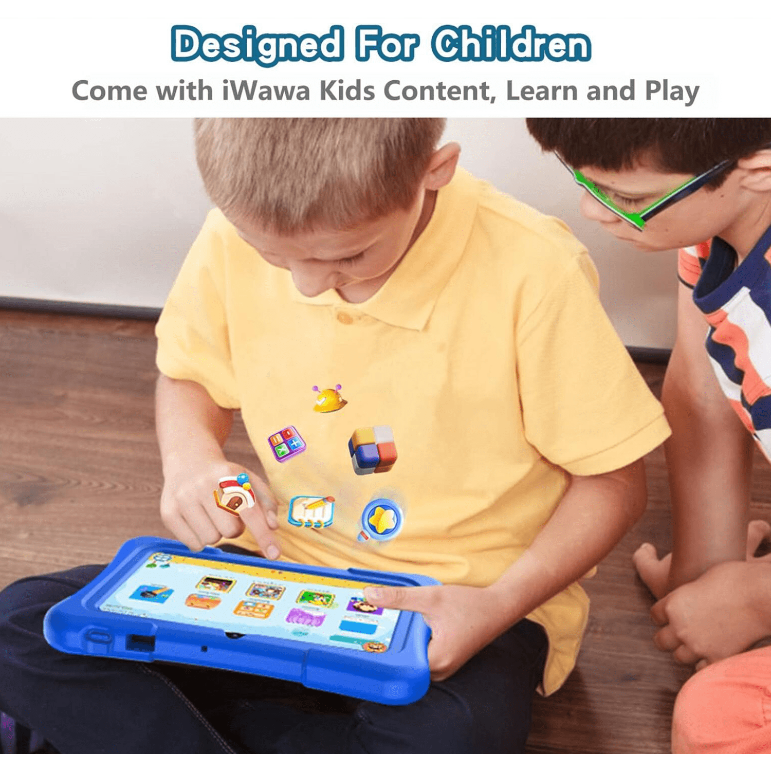 Kurio Extreme Tablet for Kids - 7" Durable Android Tablet with Wi-Fi, Bluetooth, HDMI, 1GB RAM, 16GB Storage (Blue)