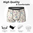 thumbnail image 2 of Men's Boxer Briefs, Cowgirl hat boots swimsuit print Soft Comfy Mens Underwear Boxer Briefs Breathable With Widen Waist, 2 of 7