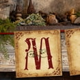 thumbnail image 7 of Cevemin Vintage Christmas Letter Banners - Reusable Multicolor Paper Pull Flags for Party Scene Layout Decoration, Holiday Home Decor 2025 (15x15cm), 7 of 7