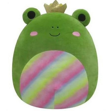 Squishmallows 16 Inch Prince Frog with Rainbow belly