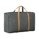 thumbnail image 2 of Bolsa de almacenamiento de gran capacidad con asas extendidas - Bolsa de tela gris de 75x50x25cm para ropa, mantas y colchas - Plegable, impermeable y cremallera resistente, 2 of 9