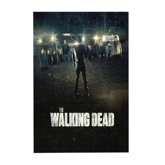 300 PCS Walking Dead Jigsaw Puzzles Cartoon Anime Picture Puzzle Birthday Present Game For Teen And Adults