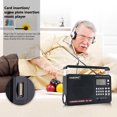 thumbnail image 4 of Altavoz de radio MP3 digital AM FM SW 21 Ehuebsd Linterna LED Compatible con tarjeta TF, 4 of 9