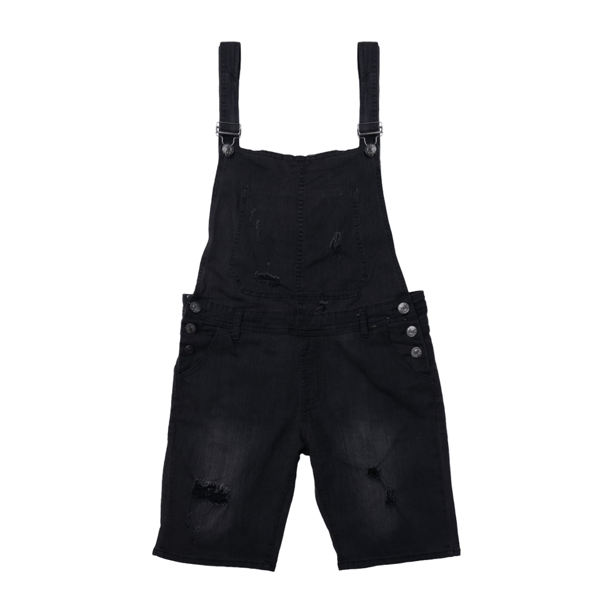 Mens Ripped Jeans Jumpsuits Hi Street Distressed Denim Bib Overalls For