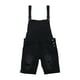 thumbnail image 2 of Sunloudy Pantalones de mezclilla para hombre, mono ajustado con bolsillos destruidos y correas ajustables, mono de pantalones cortos de moda salvaje Sunloudy  S M L XL XXL, 2 of 10