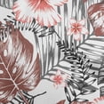thumbnail image 1 of oneOone Coton Cambric Rouille Brun Tissu Floral & Feuilles Robe Tissu Matériel Tissu Imprimé par la Cour 42 Pouces de Large, 1 of 4