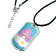 thumbnail image 2 of Care Bears Cheer Bear Military Dog Tag Pendant Necklace with Cord, 2 of 5