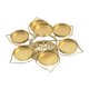 thumbnail image 2 of Candelabro de Metal Gloria decorativo soporte de vela arte hierro oro, 2 of 6