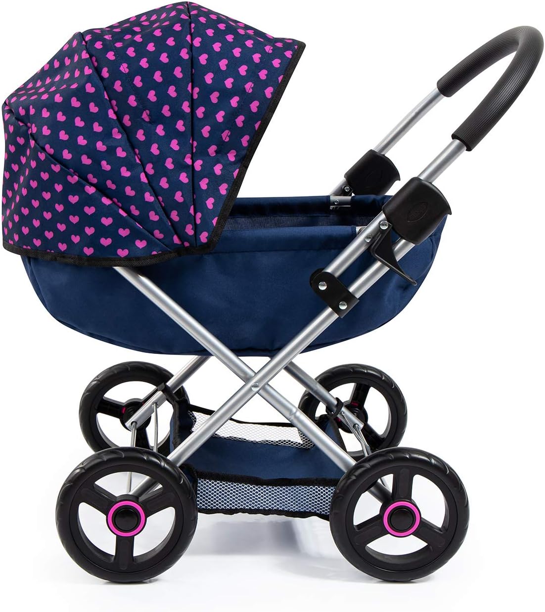 Bayer Dolls 4-in-1 Toy Baby Doll Pram Stroller Cosy Set - Dolls up to 18" (Blue/Purple) - image 7 of 10