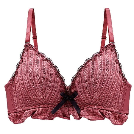 

Rbaofujie Sports Bra Deals Clearance Women s French Cup No Underwire Bra Maintenance Bra Type Sexy Lace Lingerie Bra Wireless Bra For Women