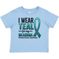 thumbnail image 3 of Inktastic I Wear Teal for My Grandma-ovarian Cancer Awareness Boys or Girls Baby T-Shirt, 3 of 5