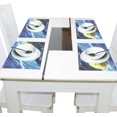 thumbnail image 4 of Ryvnso Placemats Set of 4 Tennis Ball Dining Mats Heat-Resistant Non-Slip Washable Table Mat, 4 of 8